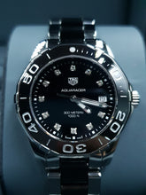 Load image into Gallery viewer, Tag Heuer Women's Aquaracer Diamond Dial WAY131C Pre-owned