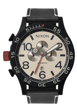 Load image into Gallery viewer, NIXON 51-30 Chrono Leather Black/Pumice/Charcoal