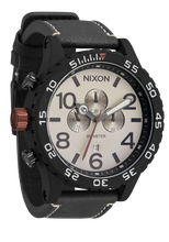 Load image into Gallery viewer, NIXON 51-30 Chrono Leather Black/Pumice/Charcoal