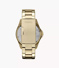 Load image into Gallery viewer, FOSSIL Riley Multifunction Gold-Tone Stainless Steel