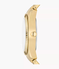 Load image into Gallery viewer, FOSSIL Scarlette Three-Hand Day-Date Gold-Tone Stainless Steel