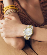 Load image into Gallery viewer, FOSSIL Scarlette Three-Hand Date Two-Tone Stainless Steel