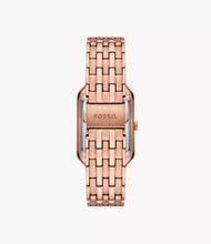 Load image into Gallery viewer, FOSSIL Raquel Three-Hand Date Rose Gold-Tone Stainless Steel