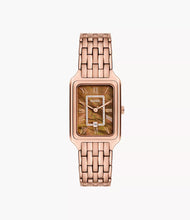 Load image into Gallery viewer, FOSSIL Raquel Three-Hand Date Rose Gold-Tone Stainless Steel