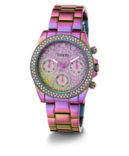 Load image into Gallery viewer, GUESS Ladies Iridescent Multi-function Watch