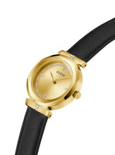 Load image into Gallery viewer, GUESS Gold rumour black leather