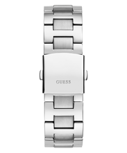 Load image into Gallery viewer, GUESS Mens Silver Tone Multi-function