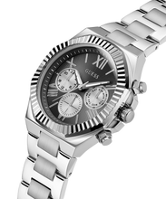 Load image into Gallery viewer, GUESS Mens Silver Tone Multi-function