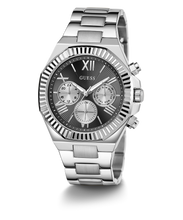 Load image into Gallery viewer, GUESS Mens Silver Tone Multi-function