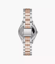 Load image into Gallery viewer, MICHAEL KORS Women's Lauryn Three-Hand Two-Tone Stainless Steel