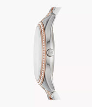 Load image into Gallery viewer, MICHAEL KORS Women's Lauryn Three-Hand Two-Tone Stainless Steel