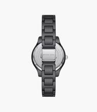 Load image into Gallery viewer, MICHAEL KORS Liliane Three-Hand Black Ceramic