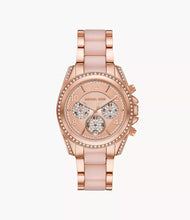 Load image into Gallery viewer, MICHAEL KORS Blair Chronograph Rose Gold-Tone Steel