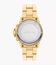 Load image into Gallery viewer, MICHAEL KORS Everest Chronograph Gold-Tone Stainless Steel
