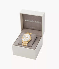 Load image into Gallery viewer, MICHAEL KORS Everest Chronograph Gold-Tone Stainless Steel