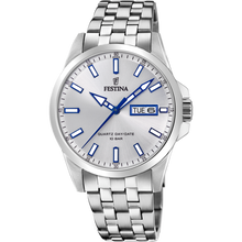 Load image into Gallery viewer, FESTINA CLASSICS F20357/1 SILVER STEEL STRAP