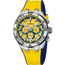 Load image into Gallery viewer, FESTINA CHRONO BIKE YELLOW WITH RUBBER STRAP F20671/4