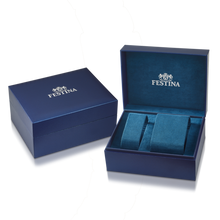 Load image into Gallery viewer, FESTINA MEN'S BLACK STAINLESS STEEL WATCH BRACELET + FREE BLACK RUBBER STRAP F20665/4