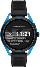 Load image into Gallery viewer, EMPORIO ARMANI CONNECTED SMARTWATCH 3 BLACK EPDM SYNTHETIC RUBBER
