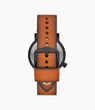 Load image into Gallery viewer, FOSSIL BARSTOW  3 HAND LEATHER BROWN/BLACK