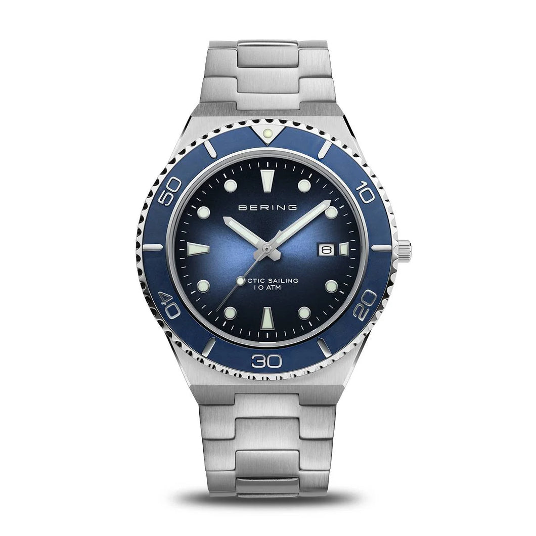 BERING Arctic Sailing Classic polished/brushed silver gents