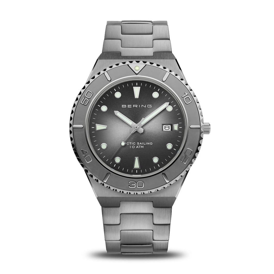BERING Arctic Sailing Classic polished/brushed grey gents