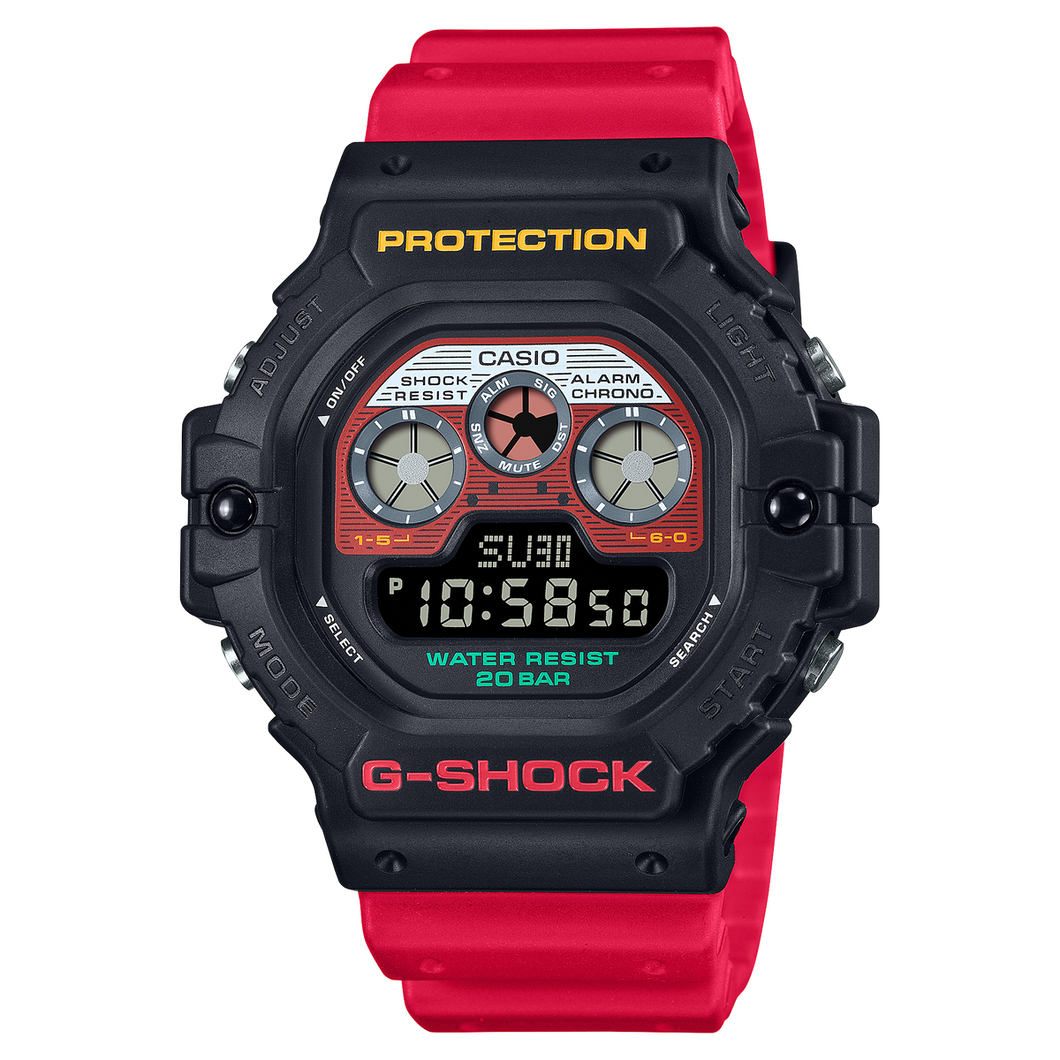 CASIO G-SHOCK MENS 200M STANDARD MIXED TAPES