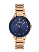 Load image into Gallery viewer, Daniel Klein Premium dark blue/Rose Gold

