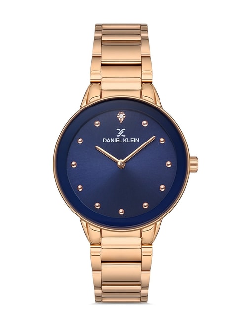 Daniel Klein Premium dark blue/Rose Gold