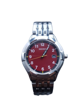 Load image into Gallery viewer, SEIKO Vintage stainless steel red dial SGD-619p
