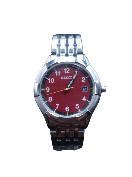 SEIKO Vintage stainless steel red dial SGD-619p
