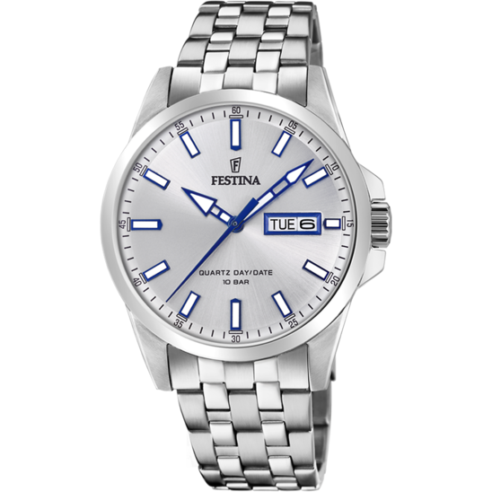 FESTINA CLASSICS F20357/1 SILVER STEEL STRAP