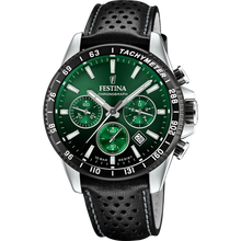 Load image into Gallery viewer, FESTINA GREEN/BLACK F20561/5 LEATHER STRAP
