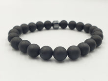 Load image into Gallery viewer, BLACK AGATE BRACELET
