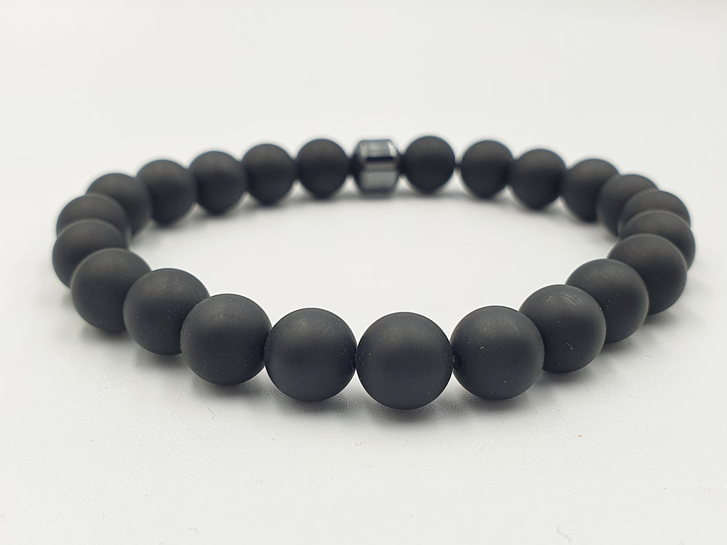 BLACK AGATE BRACELET
